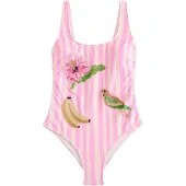 Next Badedragt blandingsfarvet / pink / lyserød