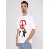 Only & Sons Bluser & t-shirts 'Banksy SS Relax Tee Bright White' hvid