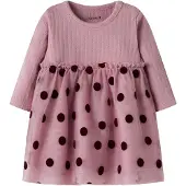 Name it Kjole 'NBFNagina' lysviolet / sort