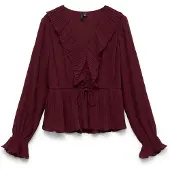 Vero Moda Bluse 'VMDora' bordeaux