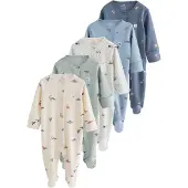 Next Nattøj creme / røgblå / safir / lyseblå / mint