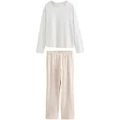 Next Pyjamas camel / grå-meleret