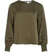Vila Bluse 'Viellette' oliven