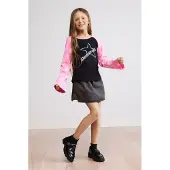 Desigual Bluser & t-shirts lys pink / sort