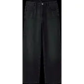 LMTD Jeans - Loose - NlmBex - Black Denim - - 12 år (152) - Jeans