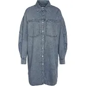 Noisy May Blusekjole 'NMEnza' blue denim