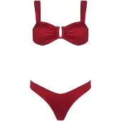 Acuarela Brand Bikini 'Royale U Brazilian Bikini Set' rubinrød