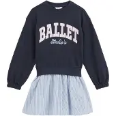 We fashion Kjole himmelblå / mørkeblå / pastelpink / hvid