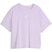 Puma Funktionsbluse 'Cloudspun' grå / pastellilla