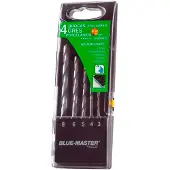 Blue Master 4/5/6/8mm Boresæt 4 Stykker
