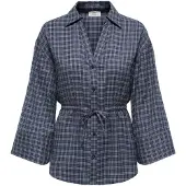 JDY Bluse 'JDYRikka' navy / hvid