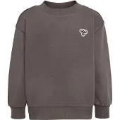 Hummel Sweatshirt - HmlMini - Dark Gull Gray - - 4 år (104) - Sweatshirt