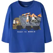 Name it Shirts 'NMMNORMANA' marin / navy / orange / hvid