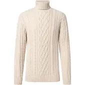 JOOP! Pullover 'JK-19Lerresto' naturhvid