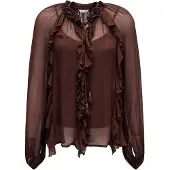 Salsa Jeans Ruffle Langærmet Bluse