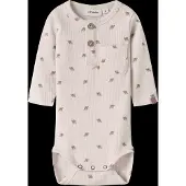 Lil´ Atelier Sparkedragt/Body ecru / lysebrun