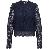 ONLY Bluse 'ONLNEW KARO' navy