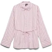 Vero Moda Bluse 'VMGina' choko / lyserød