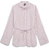 Vero Moda Bluse 'VMGina' choko / lyserød