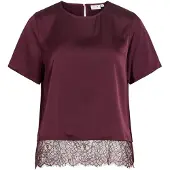 Vila Shirts 'VIENNA RAVENNA' bordeaux