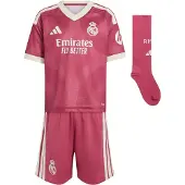 Adidas Fodboldsæt - Real Madrid 3. Sæt - Wild Pink - - 2 år (92) - Fodboldsæt