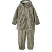 Lil´ Atelier Lil' Atelier Regntøj - NmmLaDry10 - Twill/Stripe - - 6 år (116) - Regntøj