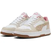 Puma Rebound Slam Winter Safari Sneakers Youth, Age, Silver Fog/Birch/White, 38