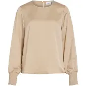 Vila Bluse 'Viellette' beige