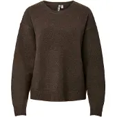 Pieces Pullover 'PCSALLY' mørkebrun