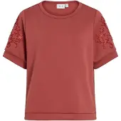 Vila Visiffi Rund Udskæring Kortærmet Sweatshirt