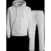 Jack & Jones Joggingdragt 'JJEBRADLEY' grå