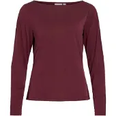 Vila Shirts 'MODALA' vinrød