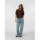 Vero Moda Cardigan 'VMElly' mørkebrun