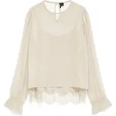 Vero Moda Bluse 'VMLalie' beige