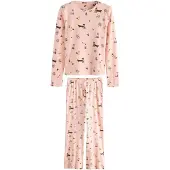 Next Pyjamas beige / lavendel / gammelrosa / sort