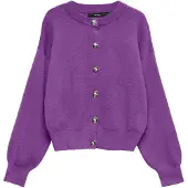 Vero Moda Cardigan 'VMNOELLA' mørkelilla