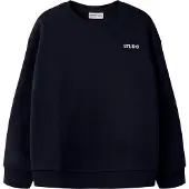 Name it Sweatshirt - Noos - NkmRio - Dark Sapphire/Bright White - - 13-14 år (158-164) - Sweatshirt
