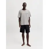 Jack & Jones Pyjamas kort 'JACEverest' grå / sort