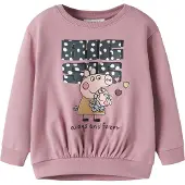 Name it Sweatshirt - NmfAma - Peppa Pig - Lilas - - 2 år (92) - Sweatshirt