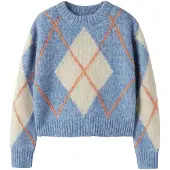 Name it Pullover 'NKFNOREEN' creme / azur / orange