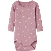 Name it Sparkedragt/Body 'NBFLAUREL' creme / grøn / lysviolet