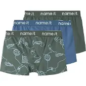 Name it Boxershorts - 3-pak - NkmBoxer - Urban Chic w. Vintage I - - 9-10 år (134-140) - Boxershorts