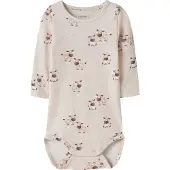 Name it Body l/æ - NbmLois - Peyote Melange m. Print - - 56 - Body L/Æ