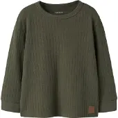 Name it Økologisk Bomuld Top Med Lange Ærmer