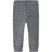Name it Leggings - Uld - Rib - Noos - NbnWax - Folkstone Gray - - 68 - Leggings - Uld