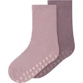 Name it Strømper - NmfWak - 2-Pak - Violet Ice/2p Violet Ice + T - - 19/21 - Strømper