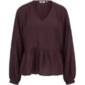 We fashion Bluse aubergine