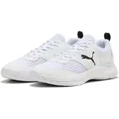 Puma Varion 3 Indoor Shoes Unisex, Sport, White/Black, 46