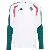 Adidas Real Madrid Træningstrøje Tiro 26 - Hvid/Grøn - , størrelse Small
