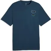 Puma Graphics Relaxed Stacked Tee Men, Clothing, Midnight Petrol, M